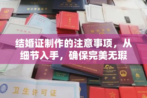 开福结婚证制作的注意事项，从细节入手，确保完美无瑕
