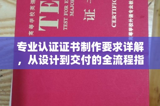 开福专业认证证书制作要求详解，从设计到交付的全流程指南