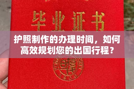 开福护照制作的办理时间，如何高效规划您的出国行程？